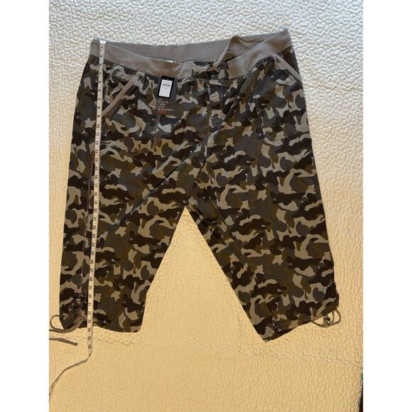 Avenue Lightweight Drawstring Pull On Camo Pants Size 26 - Picture 4 of 5